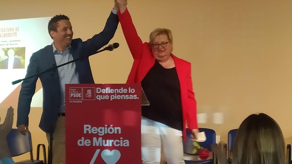 Héctor Martínez y Dolores Peñalver, dos de los socialistas detenidos en la trama de compra de votos de Murcia