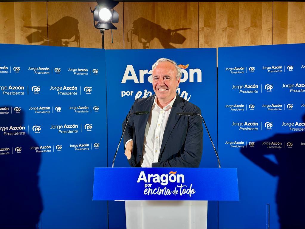 Jorge Azcón, líder del PP en Aragón, será el nuevo presidente de la Comunidad