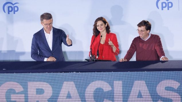 Feijóo saca 760.000 votos a Sánchez, el PP recupera 6 autonomías y Ayuso y Almeida arrasan en Madrid