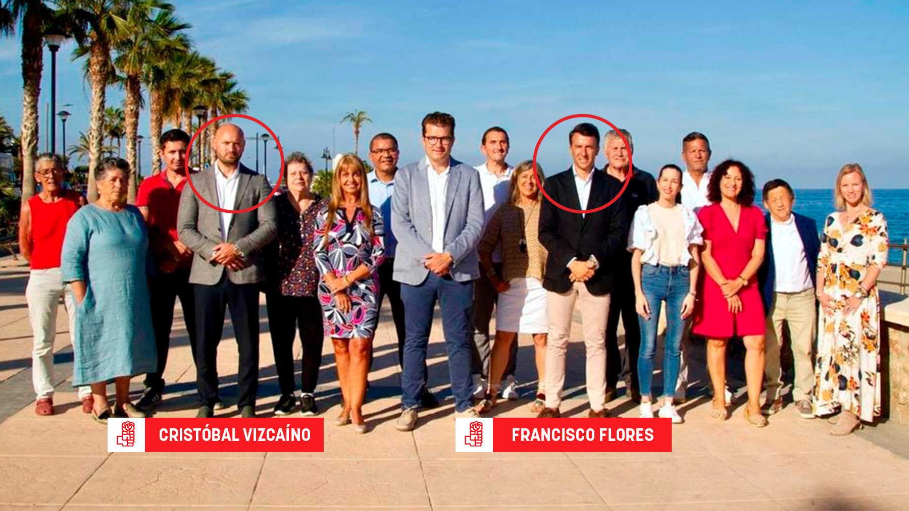 La lista del PSOE para Mojácar.