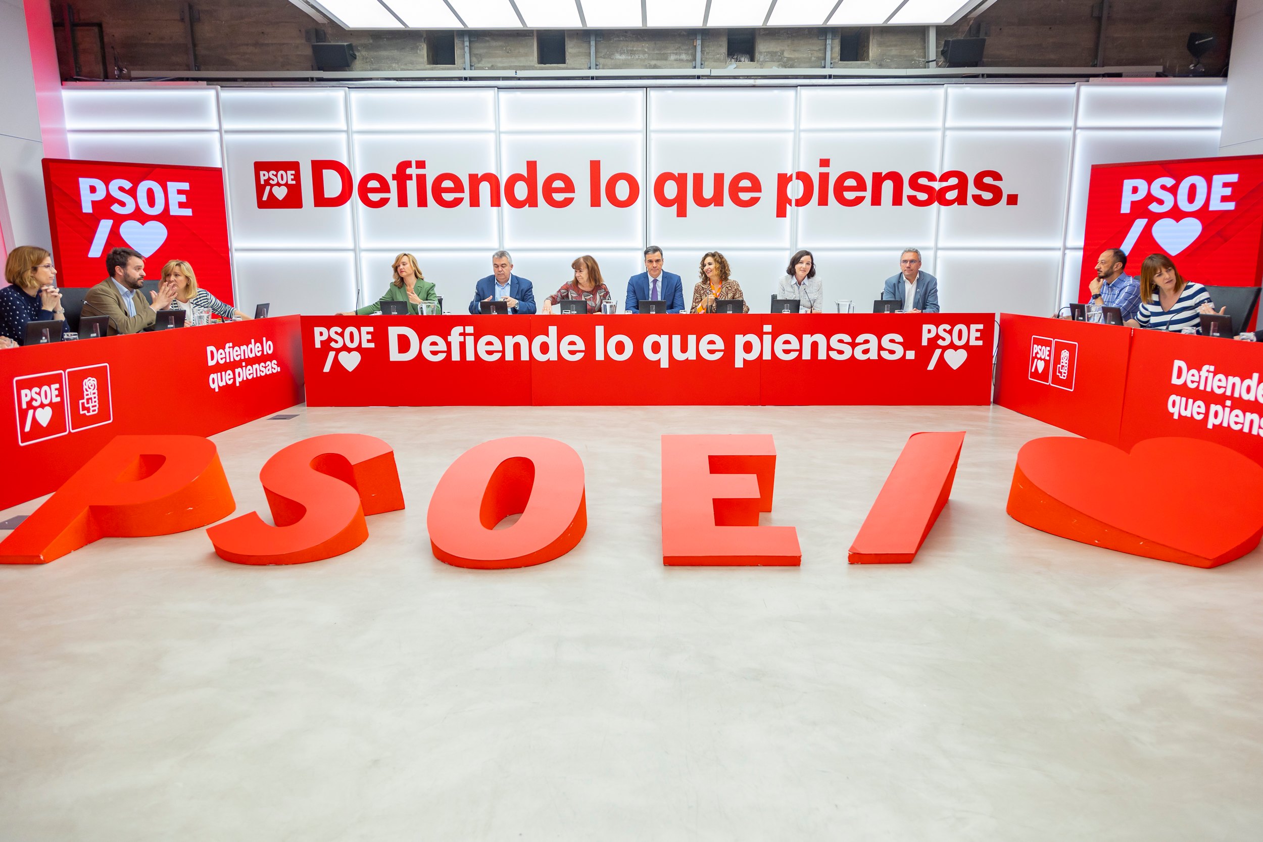 Sánchez preside la Ejecutiva Federal del PSOE