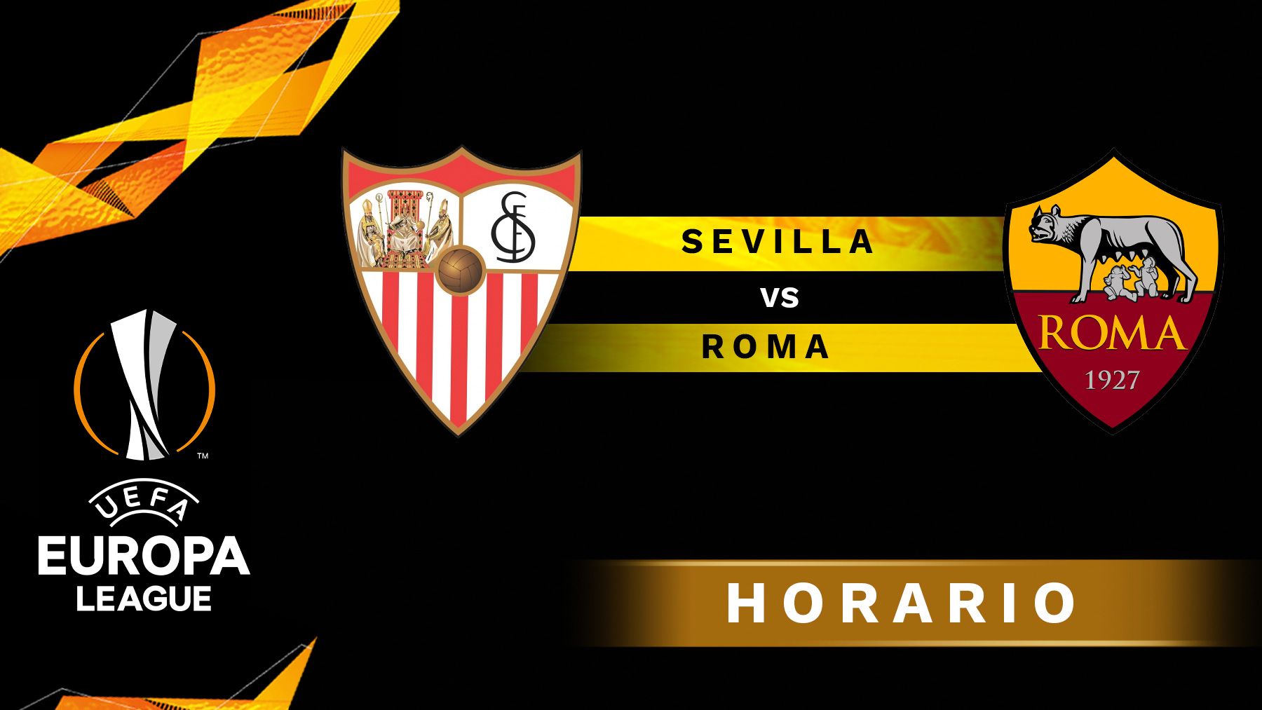 Sevilla – Roma: horario y dónde ver la final de la Europa League por televisión y online en directo.
