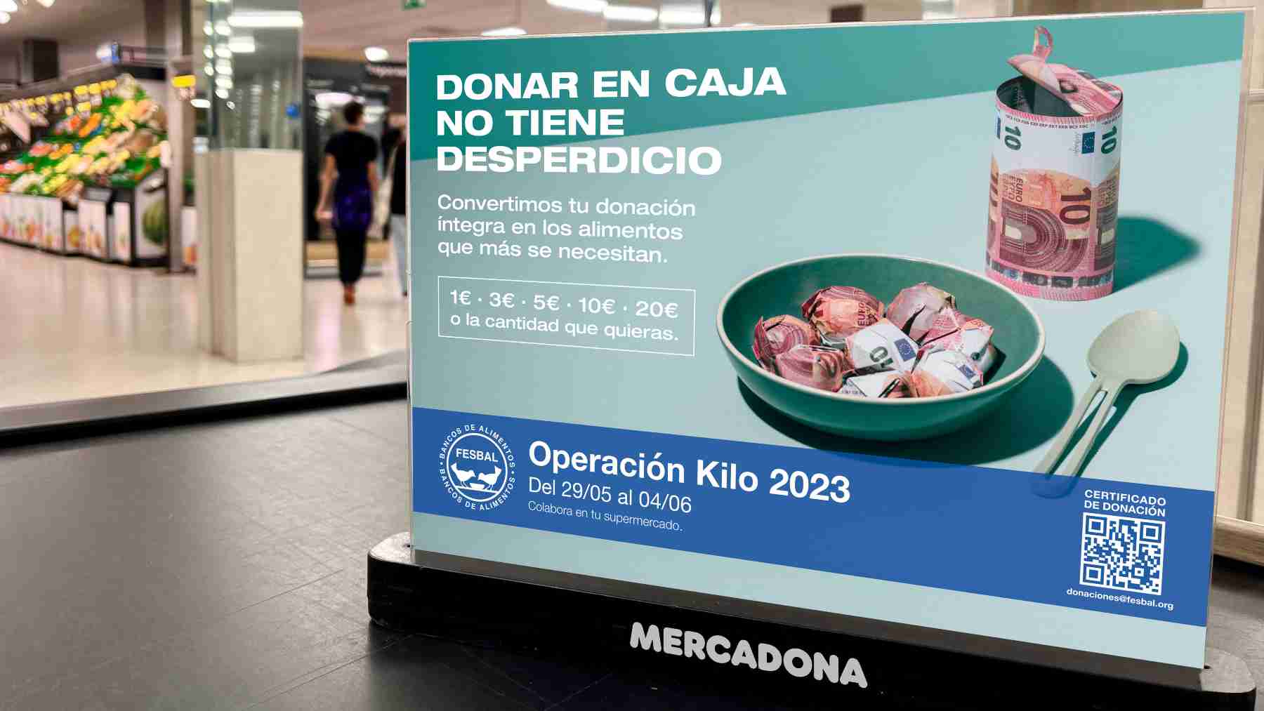 Las 42 tiendas de Mercadona en Mallorca participan en la operación Kilo 2023.