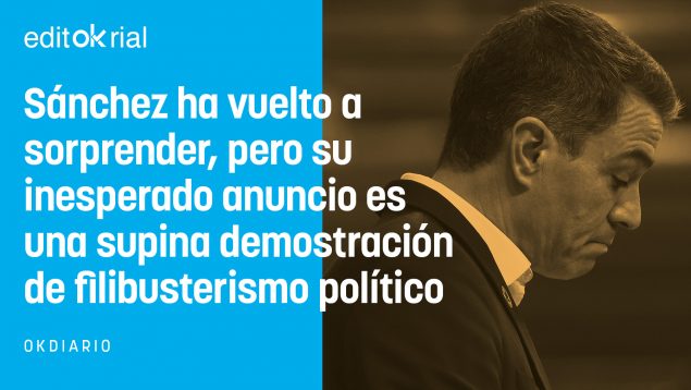 Sánchez, con el agua al cuello, convoca elecciones para evitar el naufragio socialista