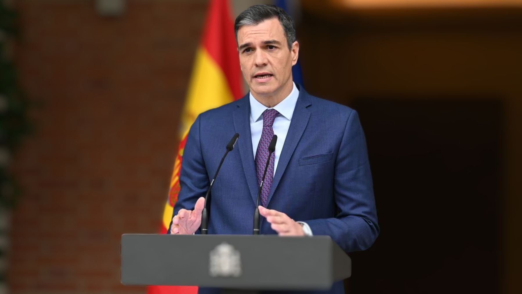 Pedro Sánchez anuncia el adelanto electoral. (Moncloa:Efe)