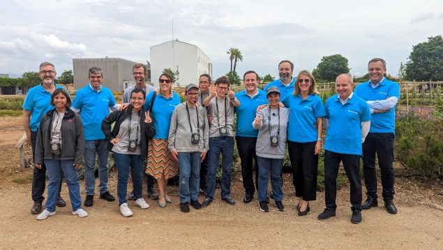 Una decena de voluntarios de CaixaBank en Baleares visitan Esment acompañados por el sumiller de elBulli
