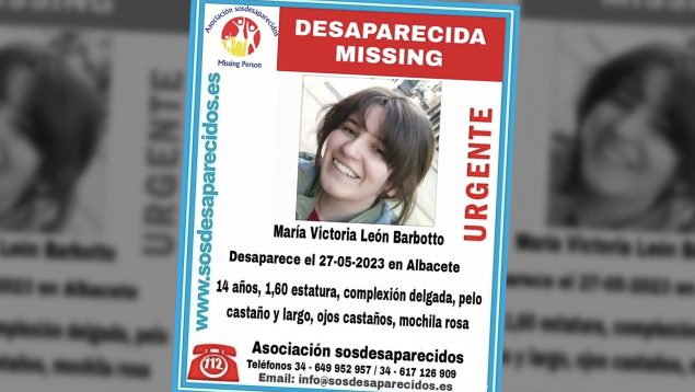 Menor desaparecida en Albacete