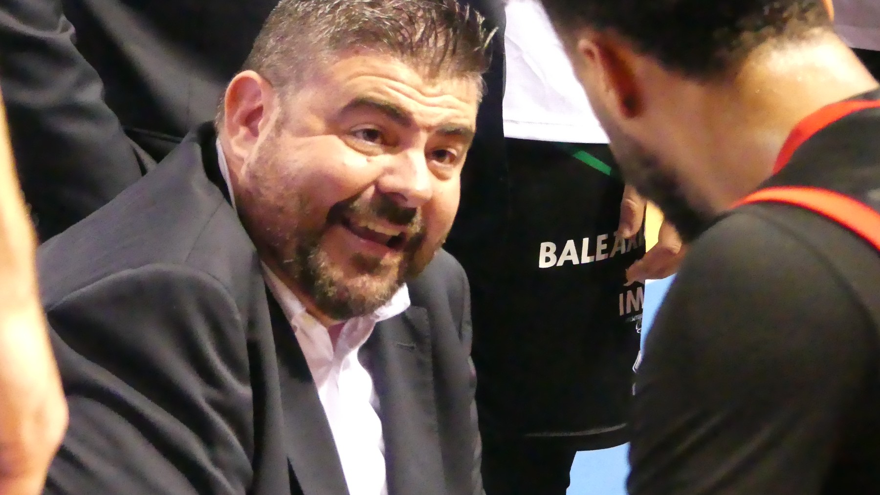 Pau Tomàs, durante un partido