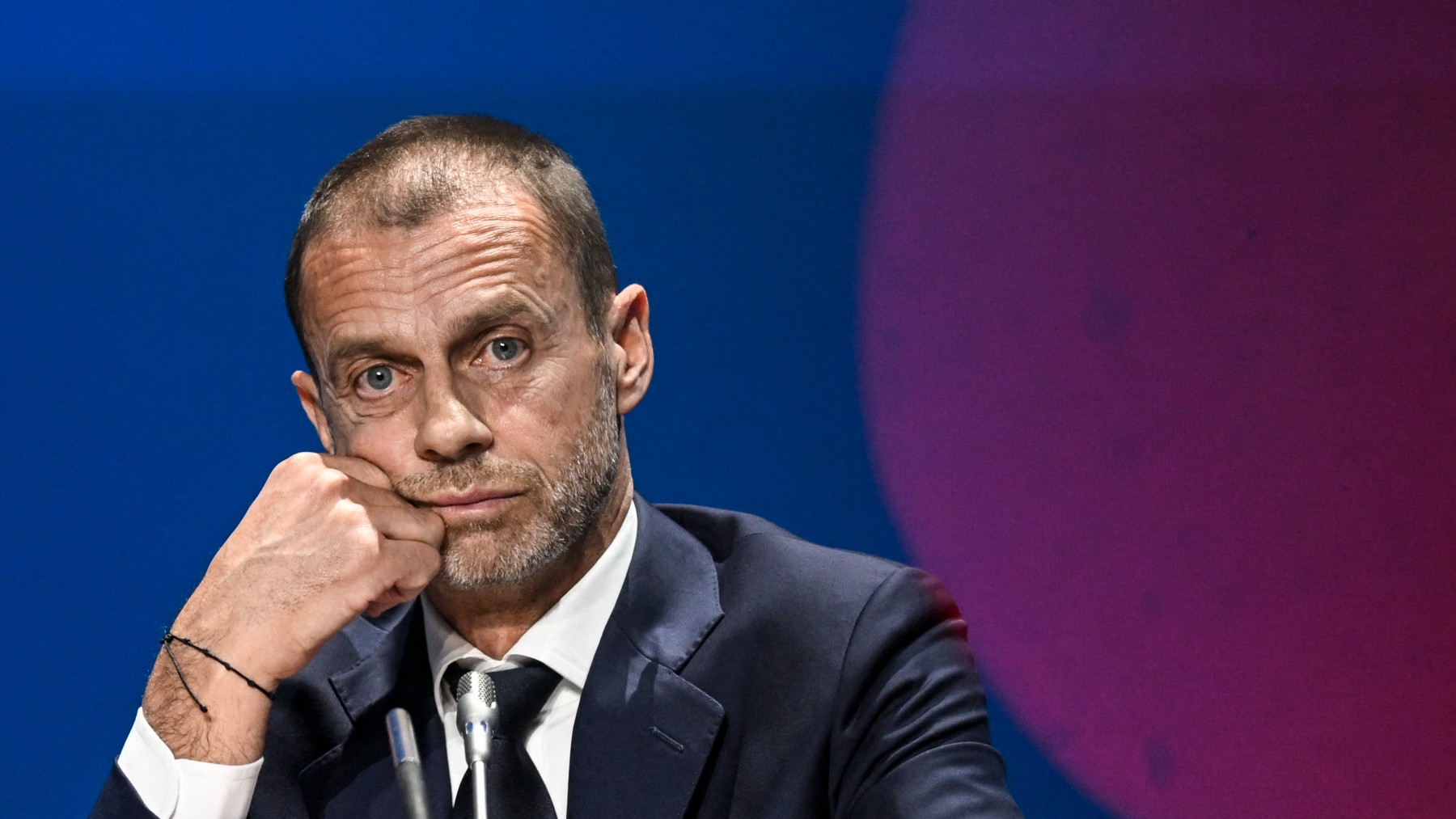Ceferin, presidente de la UEFA. (AFP)