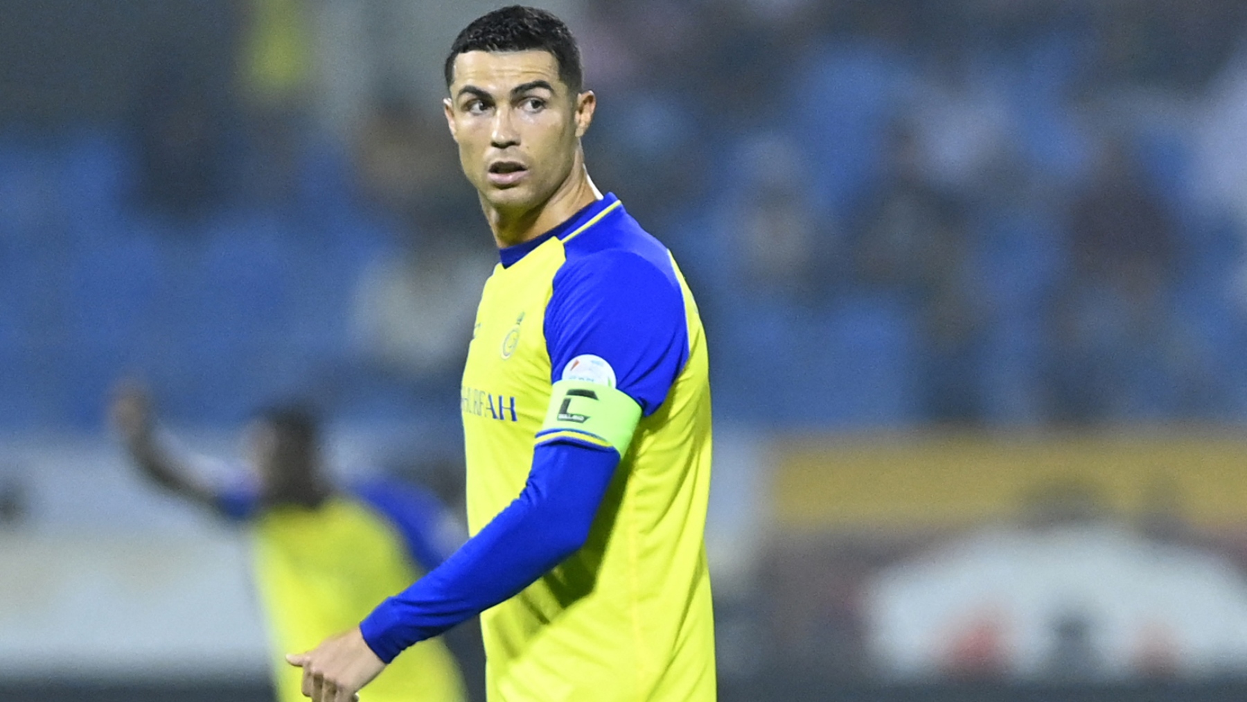 Cristiano Ronaldo durante un partido con el Al-Nassr. (AFP)