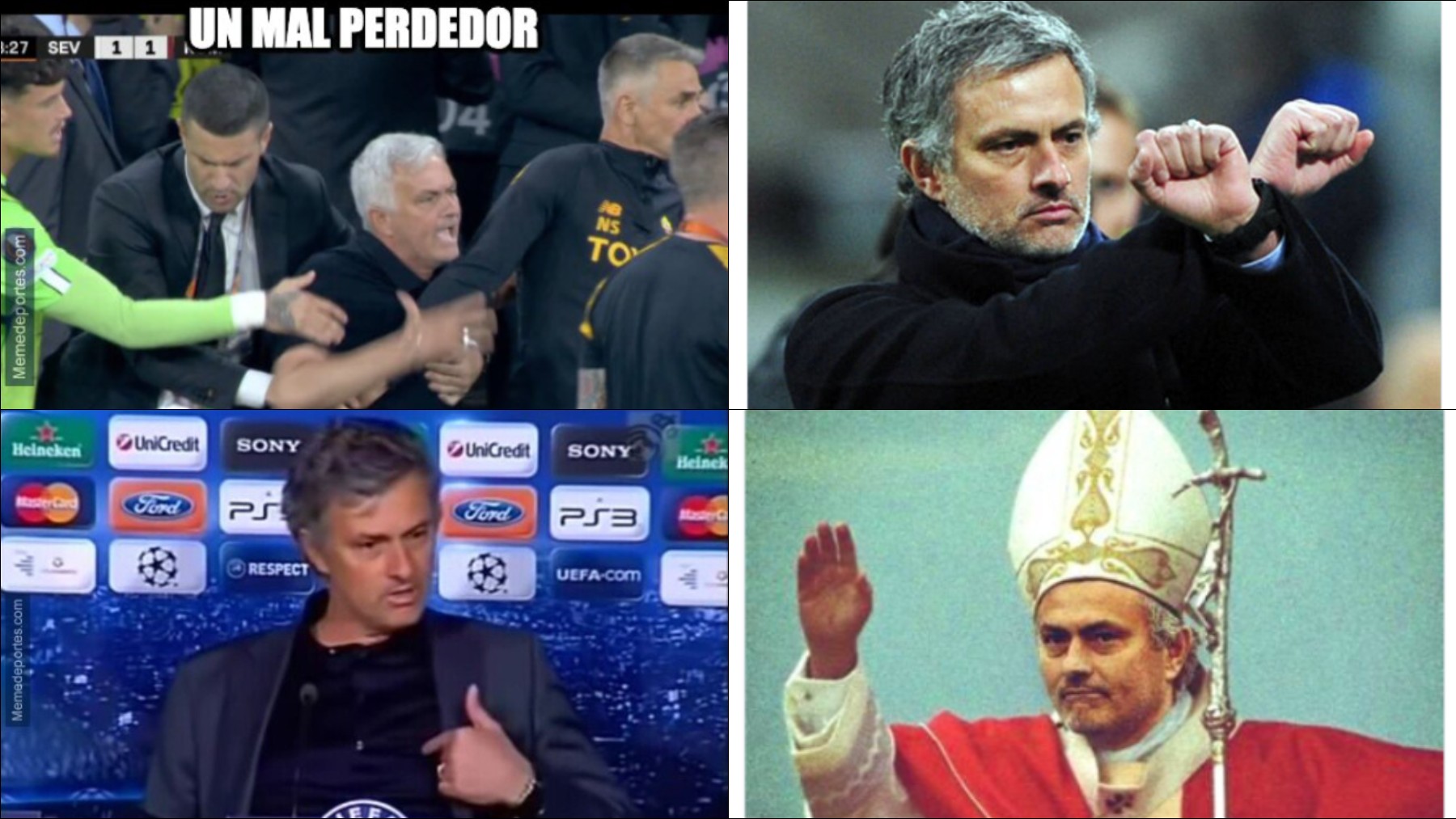 Los mejores memes sobre Mourinho.