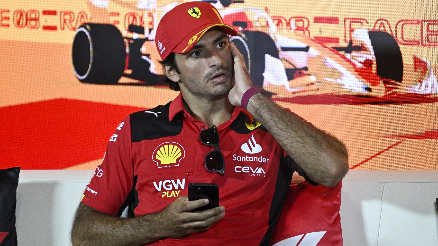 Carlos Sainz, piloto de Ferrari. (AFP)