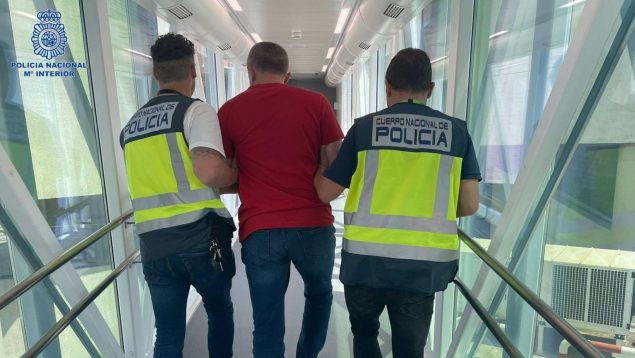 El alemán detenido en Palma por robo a mano armada.
