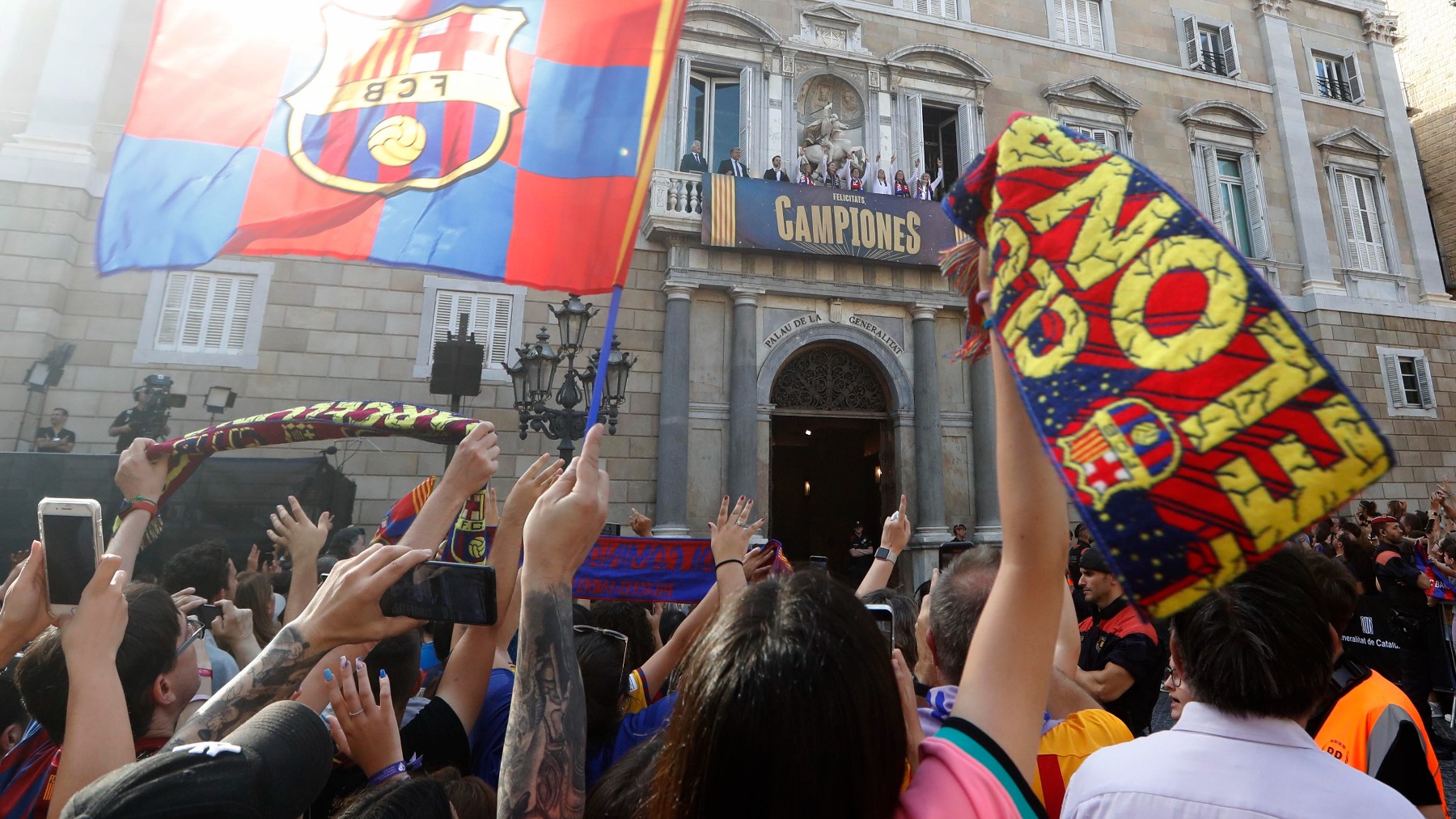celebración barça