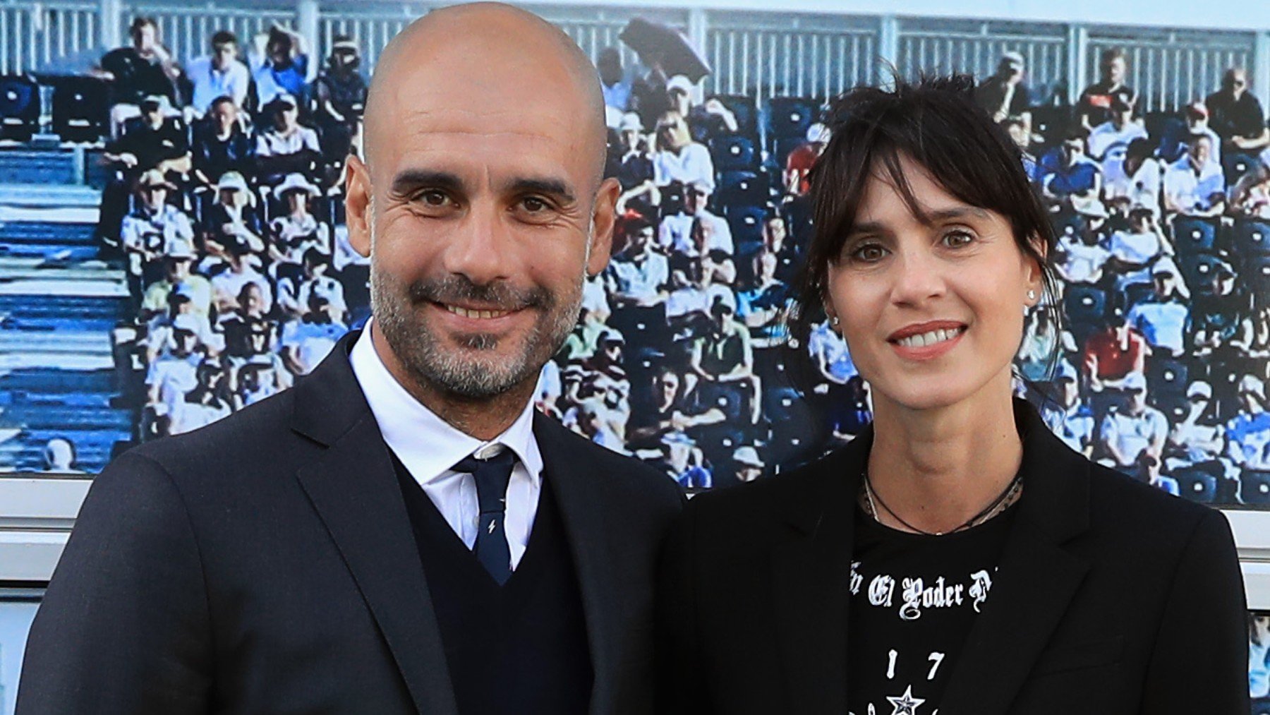 Pep Guardiola y Cristina Serra en una foto de archivo. (Getty)