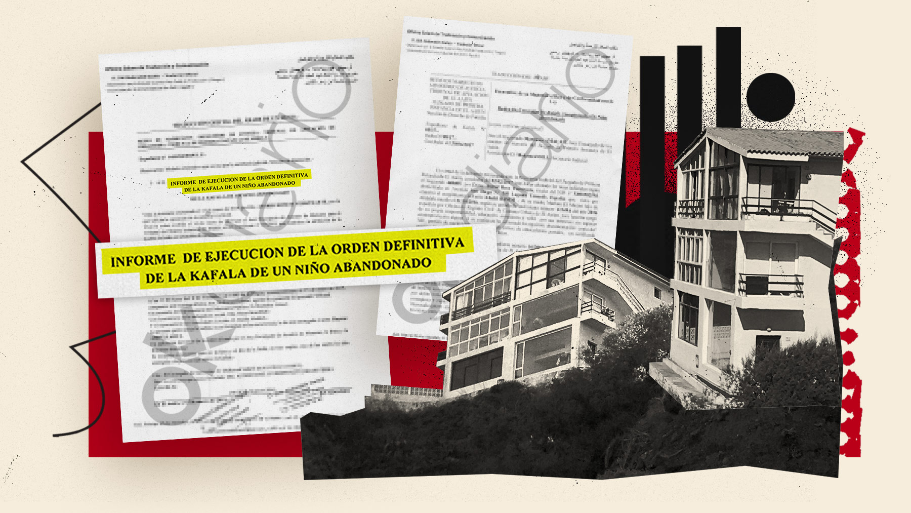 Documentos de concesión de niños de acogida otorgados por Marruecos a favor de la okupa de Tenerife, a los que ha tenido acceso OKDIARIO