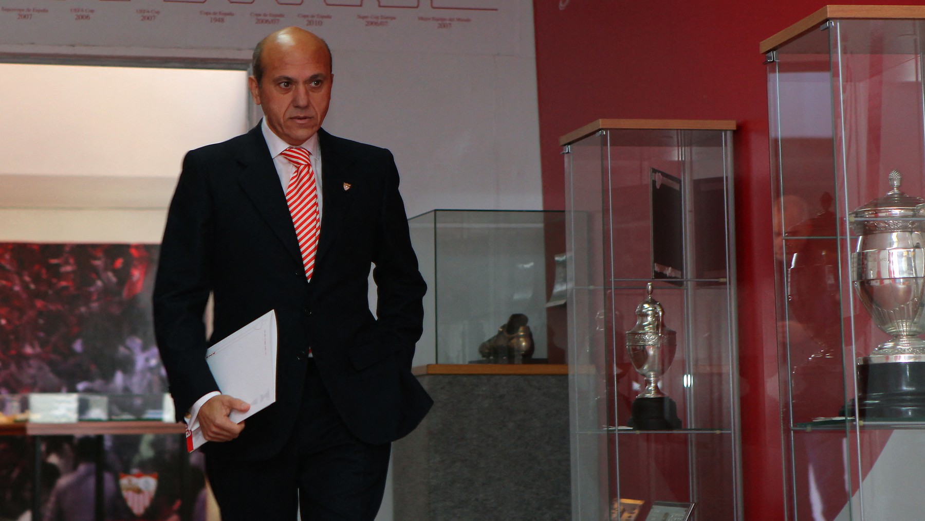 Del Nido, durante su etapa en el Sevilla. (AFP)