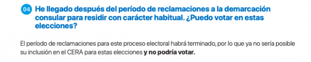 ¿Cómo votar desde el extranjero?