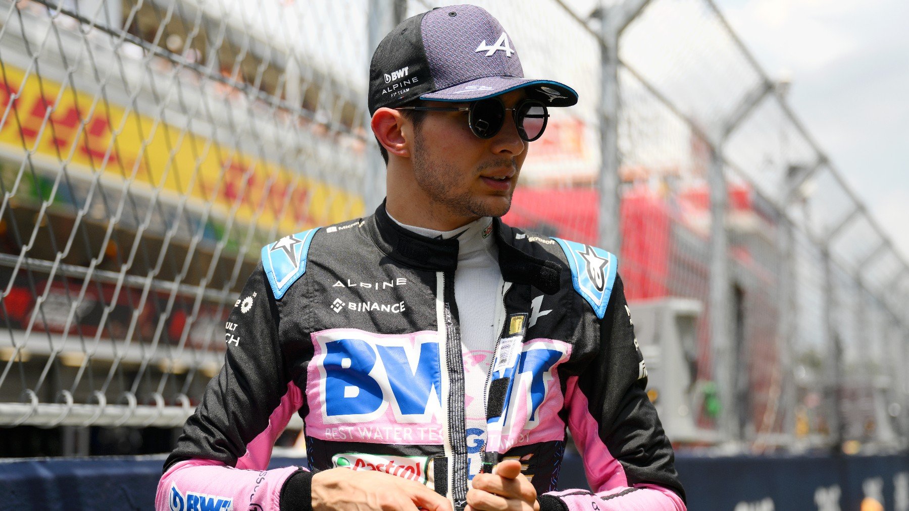 Esteban Ocon en el GP de España. (Getty)