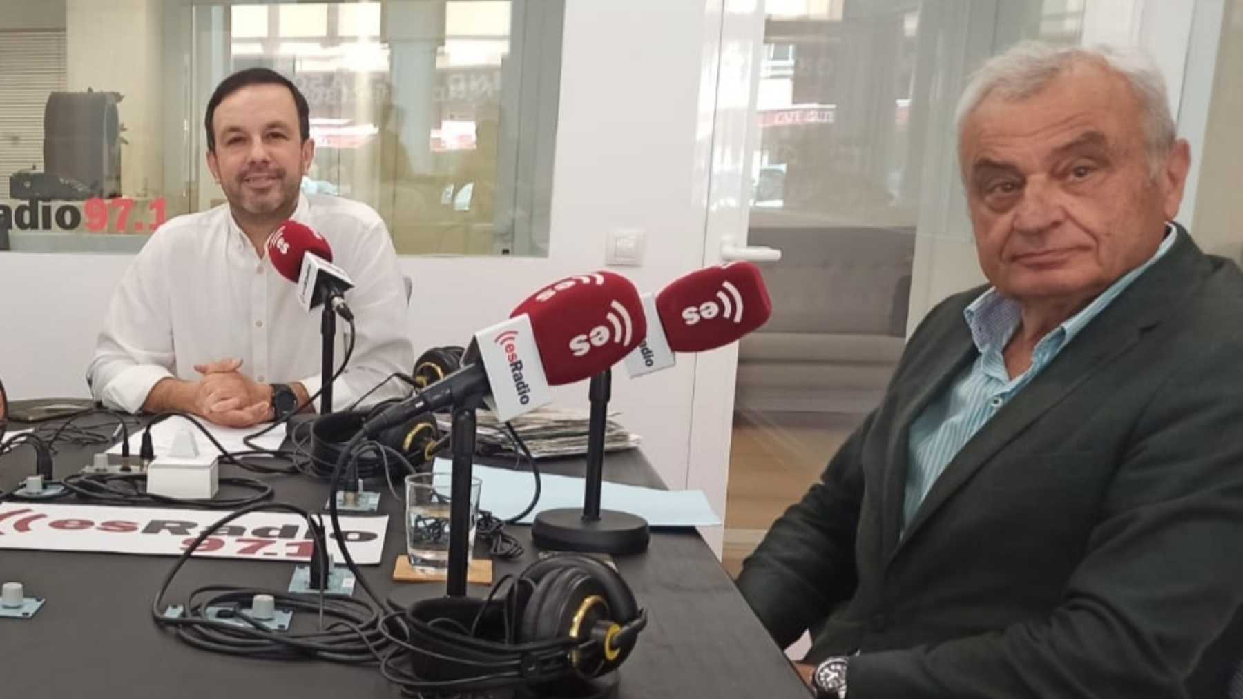 El líder de Vox en Palma, Fulgencio Coll, entrevistado por Gabriel Torrens en esRadio97.1.