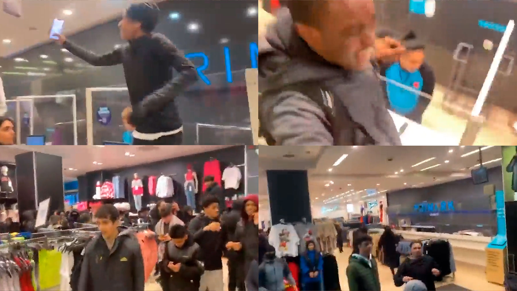 Asalto en un Primark de Londres