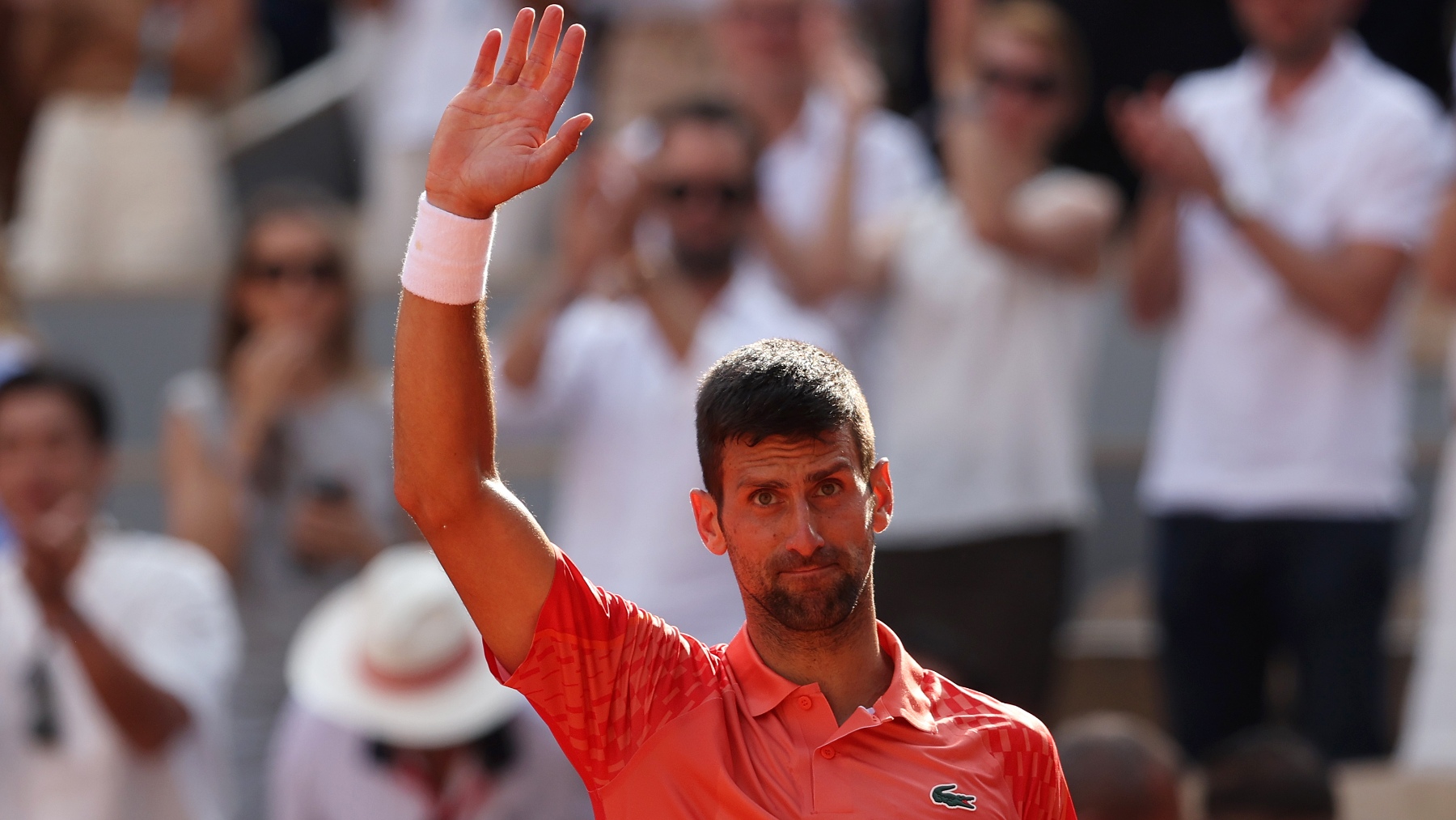 Novak Djokovic tras ganar la semifinal. (Getty)