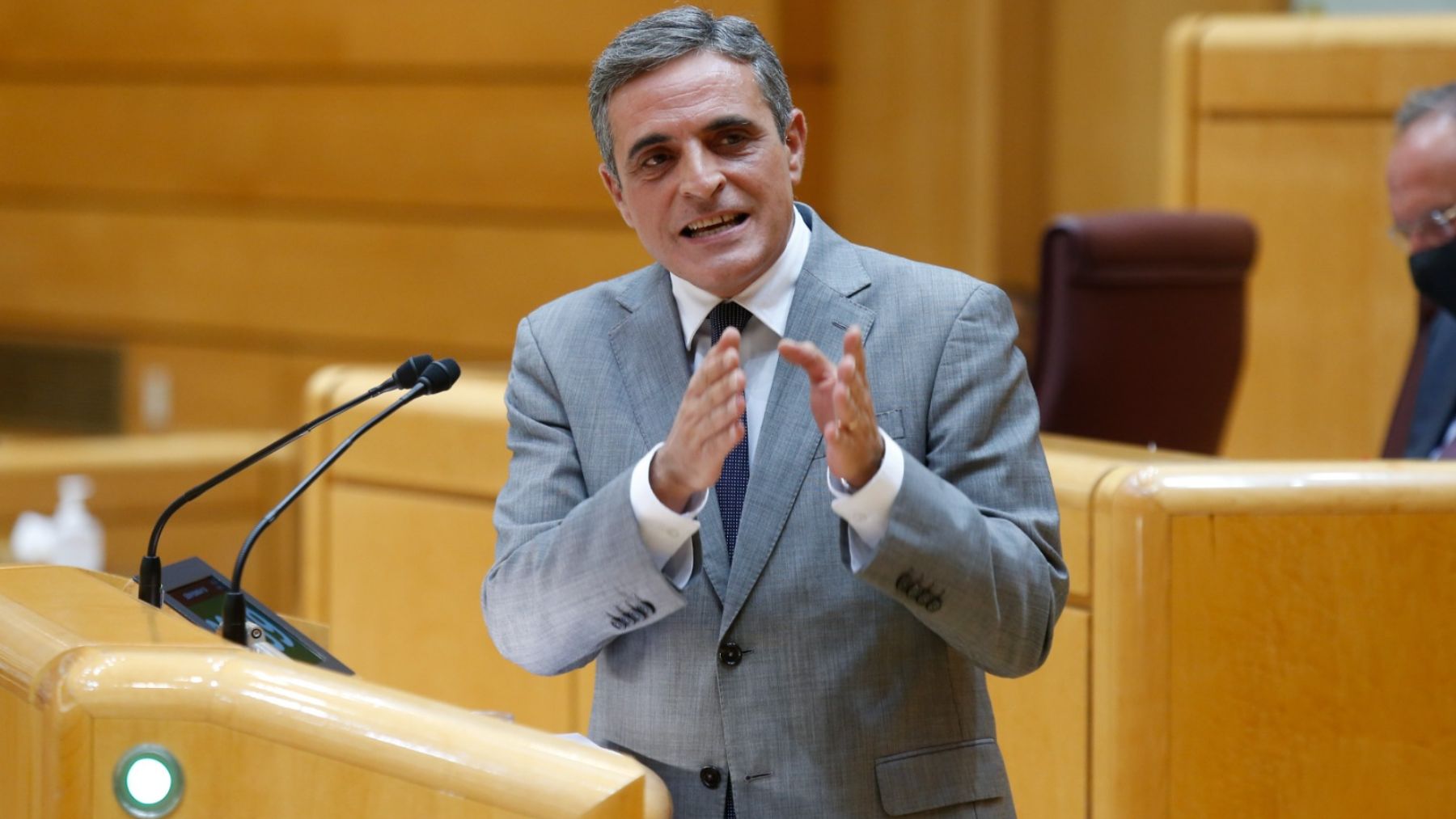 José Vicente Marí Bosó en el Senado.