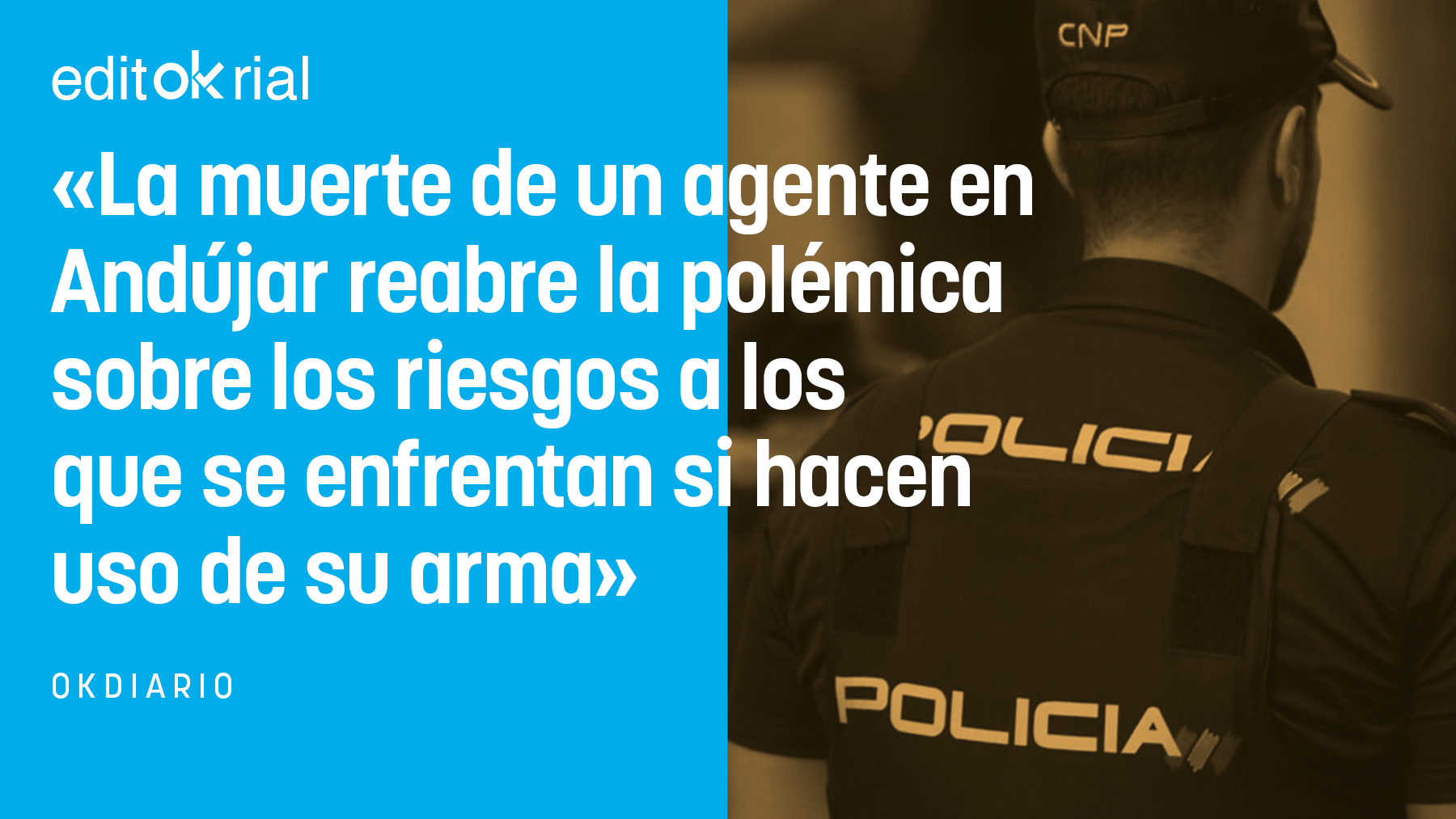 policías arma
