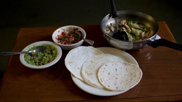 Fajitas caseras