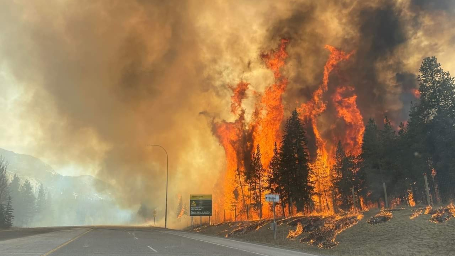 Incendio en el parque nacional Banff en Canadá (EP)
