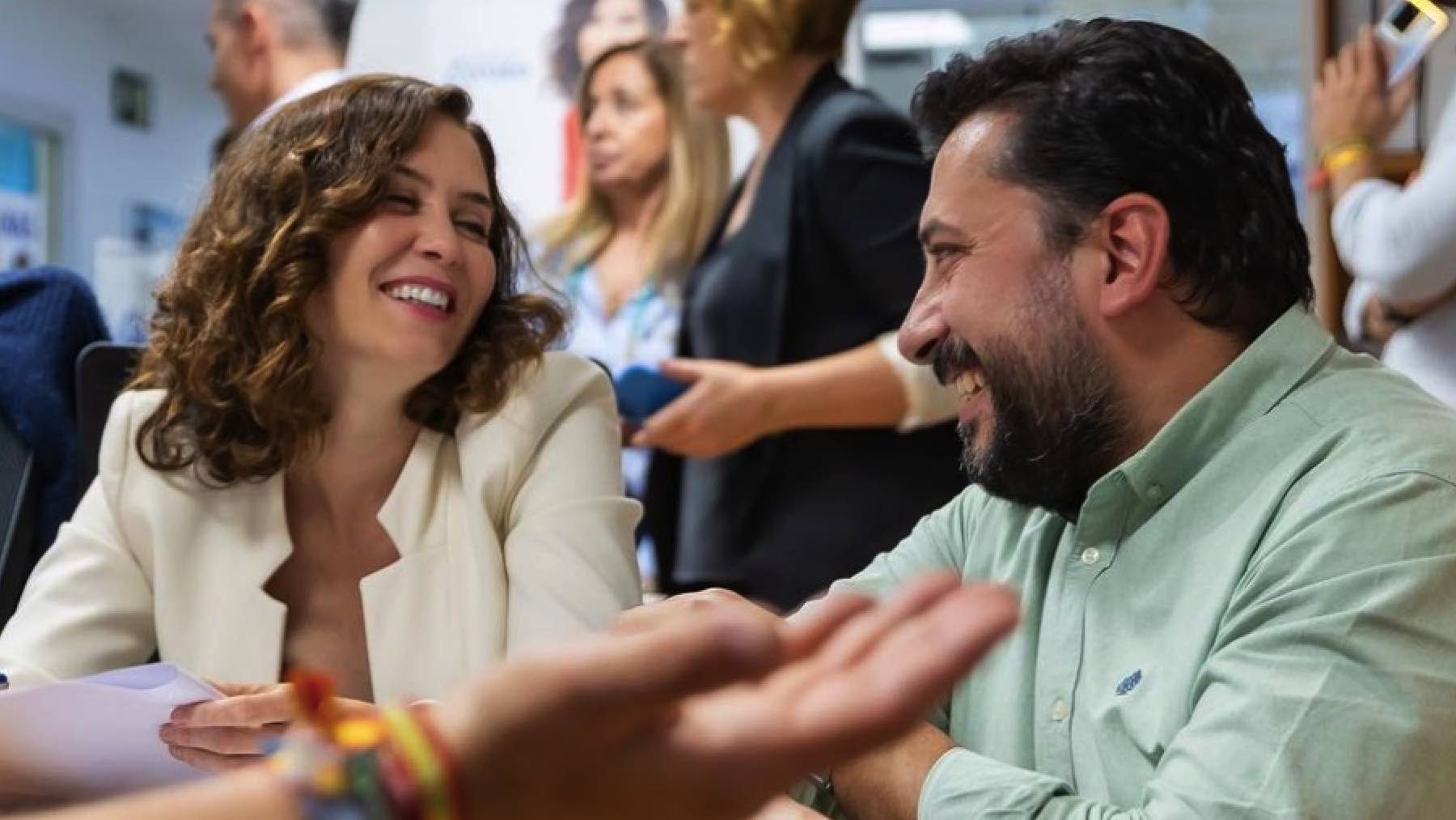 Isabel Díaz Ayuso y Carlos Díaz-Pache.