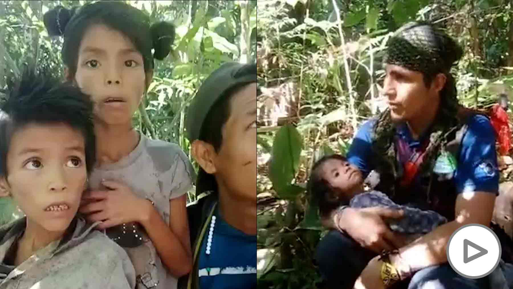 El vídeo inédito del rescate de los niños perdidos en la selva: «Mi mamá se  murió, tenemos hambre»