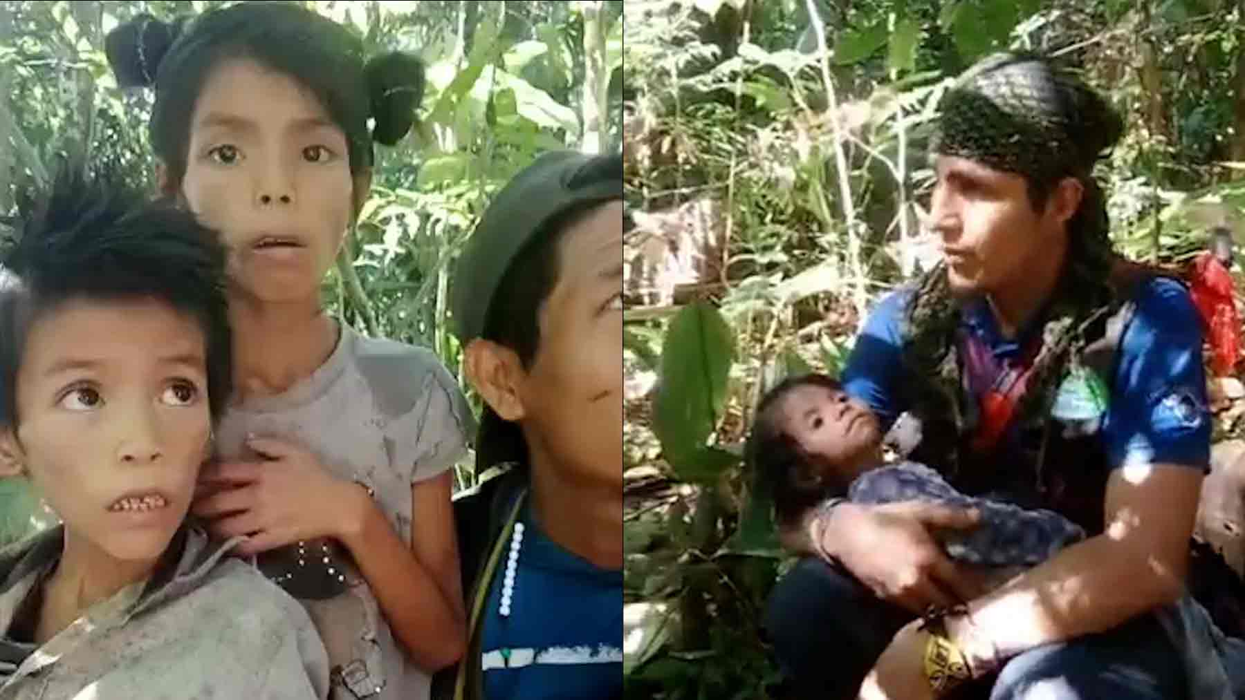 Rescate de los niños perdidos en la selva de Colombia.