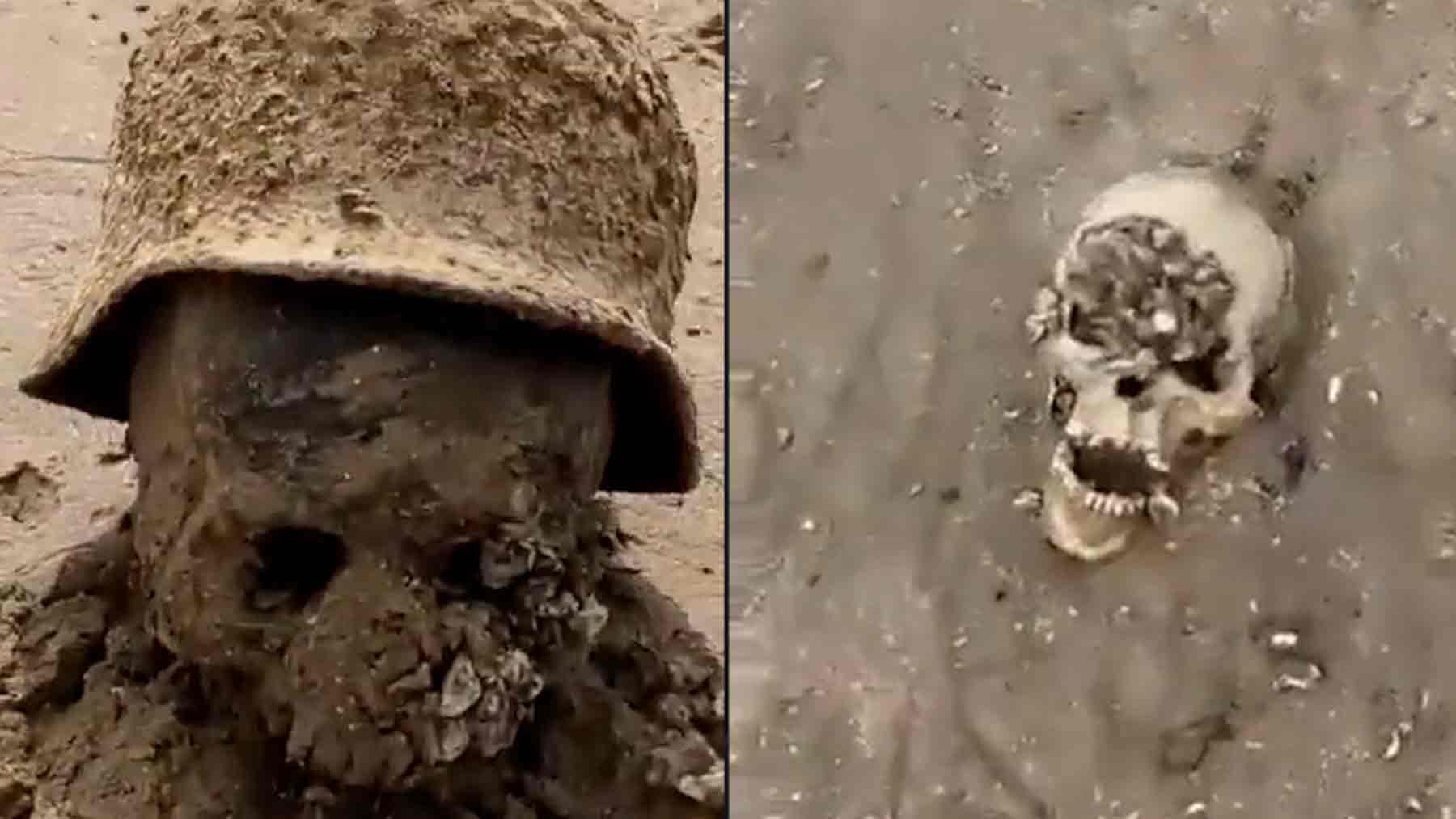 Cráneos de la Segunda Guerra Mundial