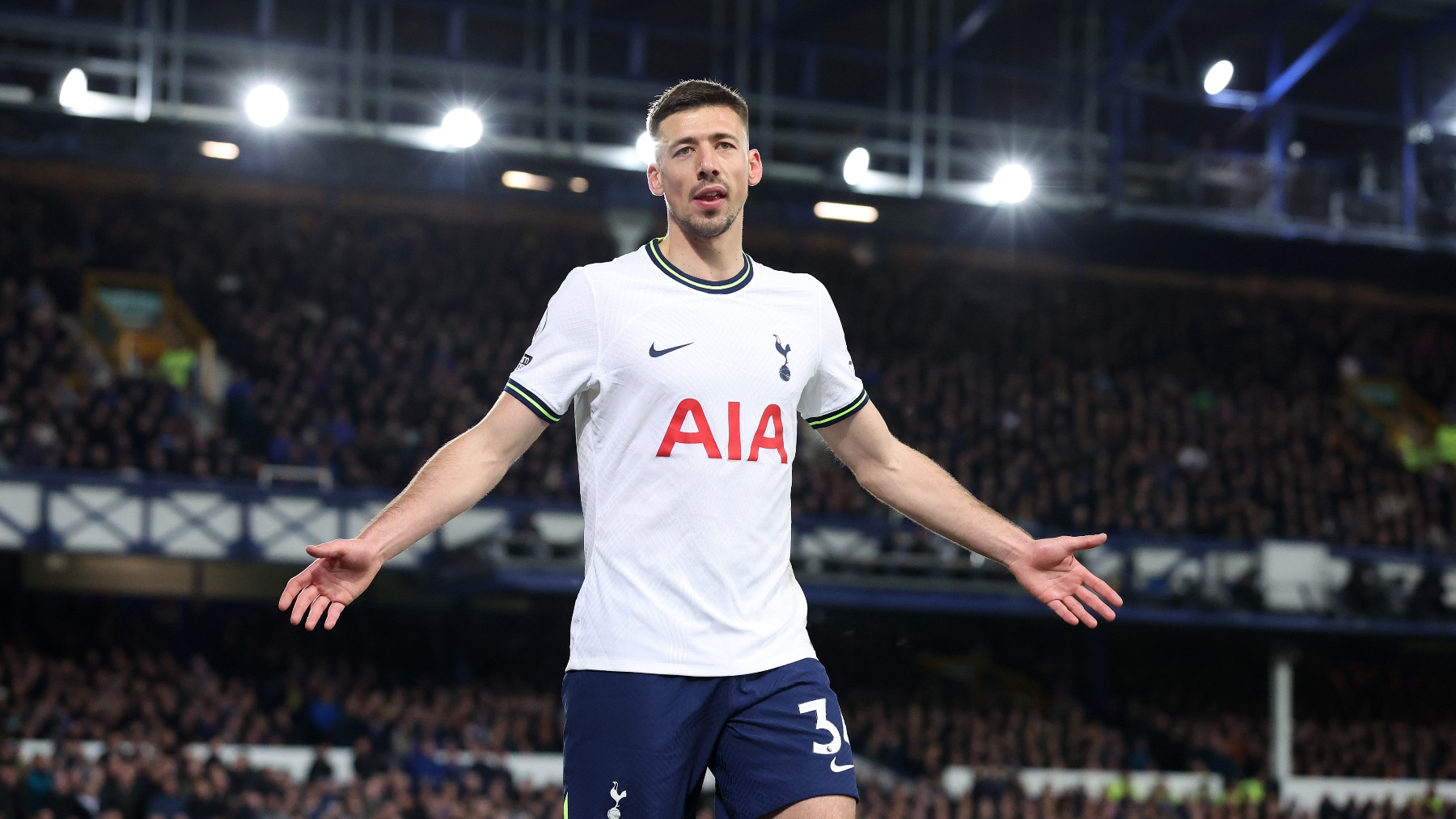 Clement Lenglet, con el Tottenham. (Getty)