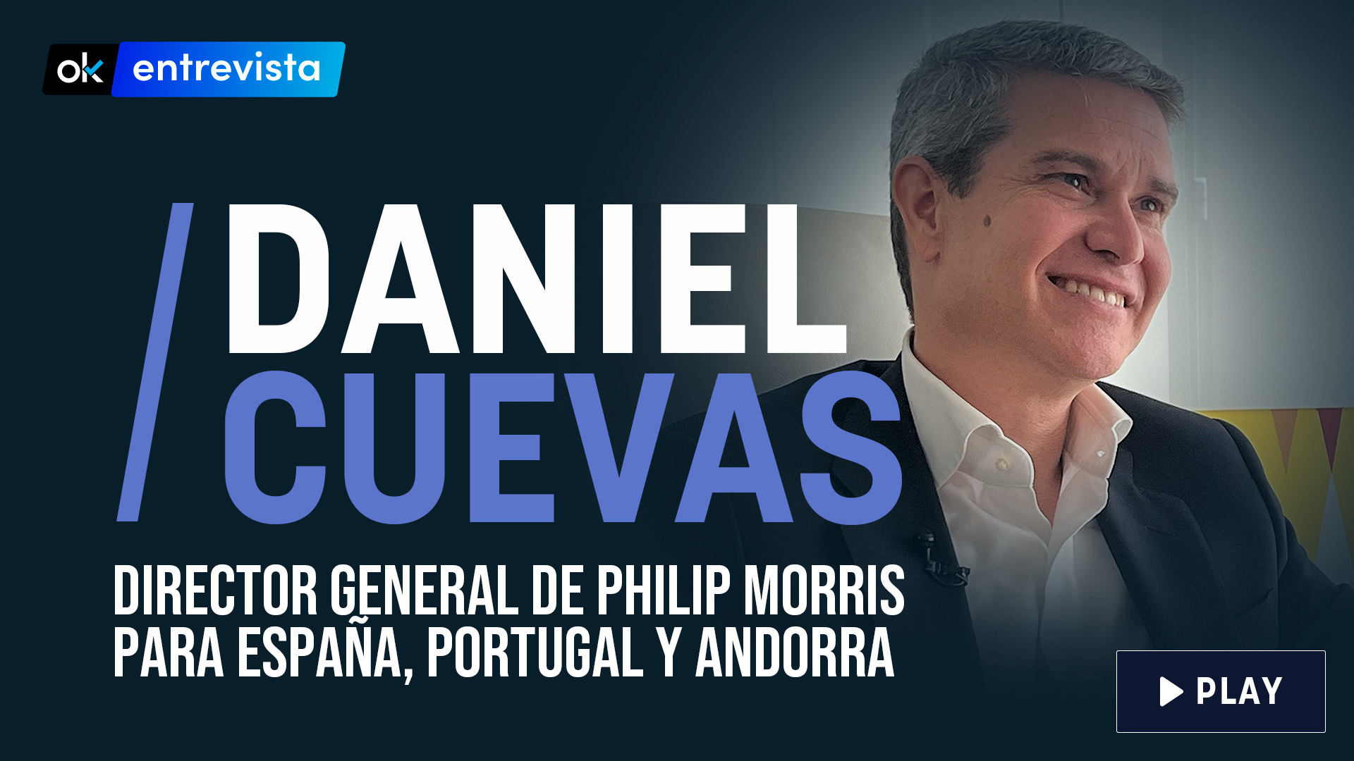 Daniel Cuevas, director general de Philip Morris España, Andorra y Portugal