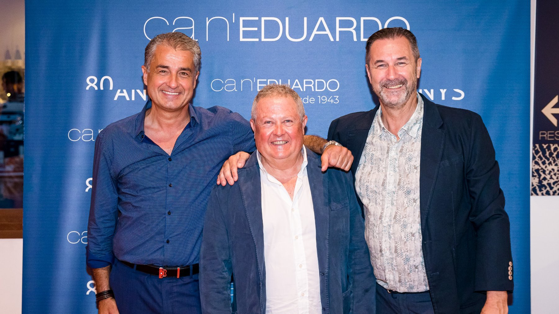 Toni Aloy, Biel Cerdà y Johnny Moloney, socios de Ca n’Eduardo (1)