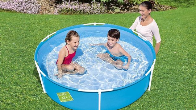 Esta piscina desmontable infantil está rebajada un 50% ¡y es perfecta para el verano!