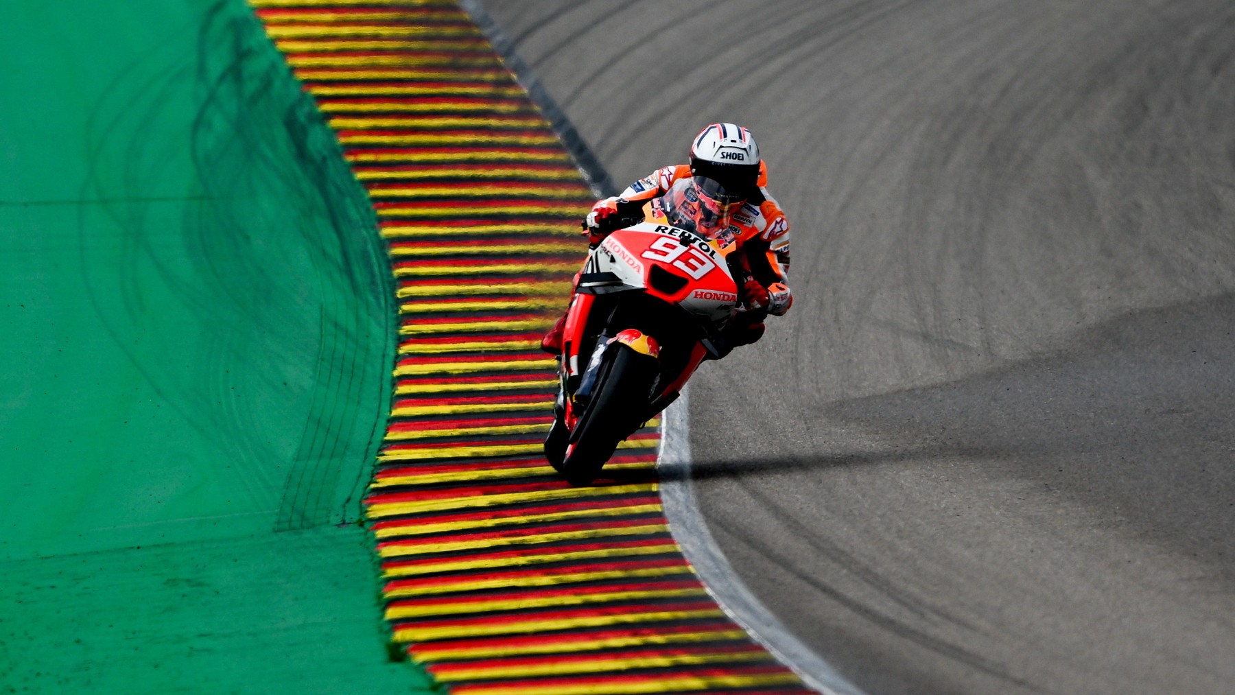 Marc Márquez durante el Gran Premio de Alemania de MotoGP. (EFE)
