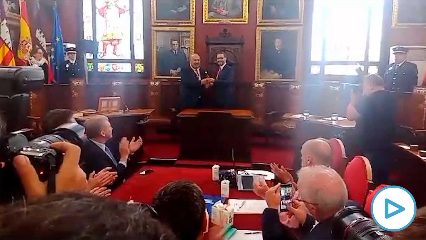 Jaime Martínez, investido alcalde de Palma con la abstención de Vox