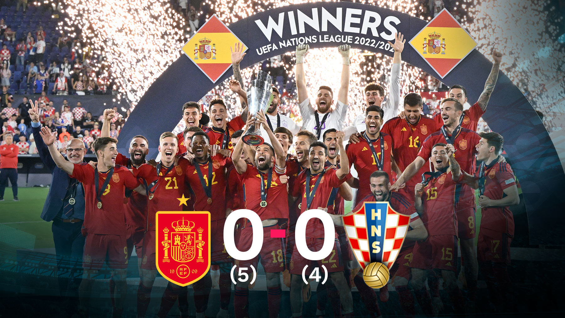 España gana la Liga de las Naciones.
