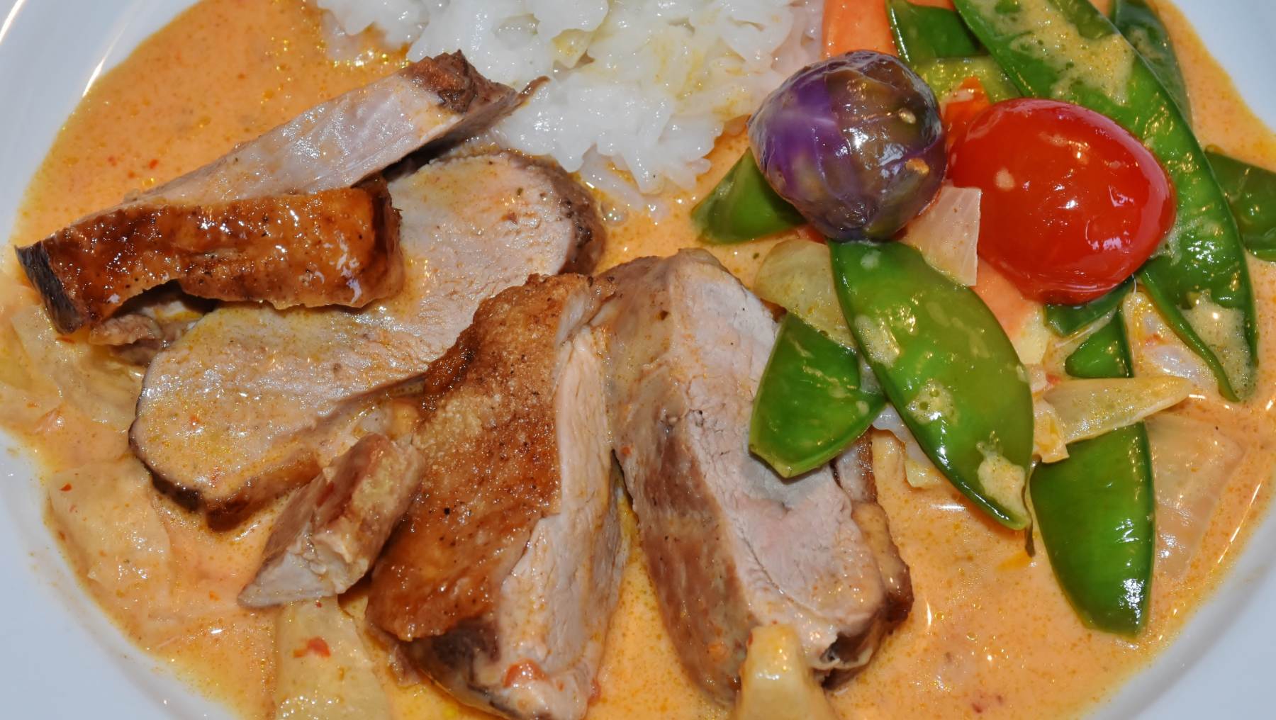 Pato con salsa de miel