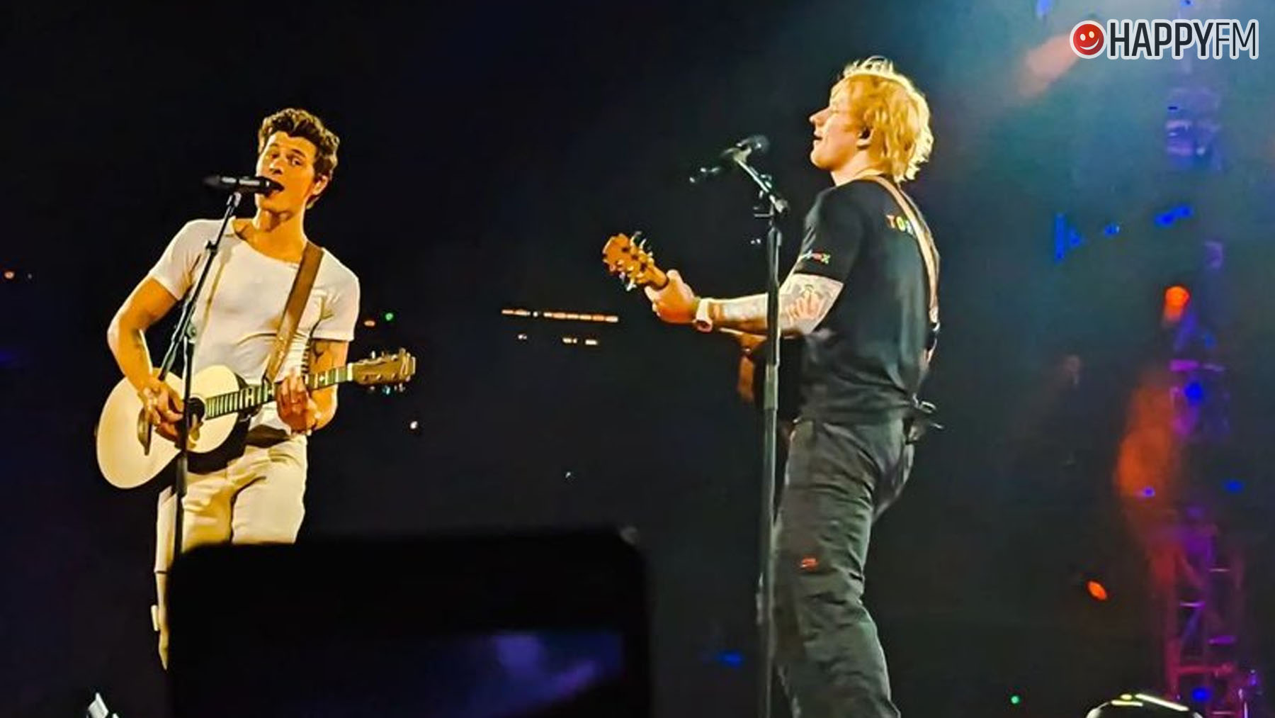 Ed Sheeran y Shawn Mendes.