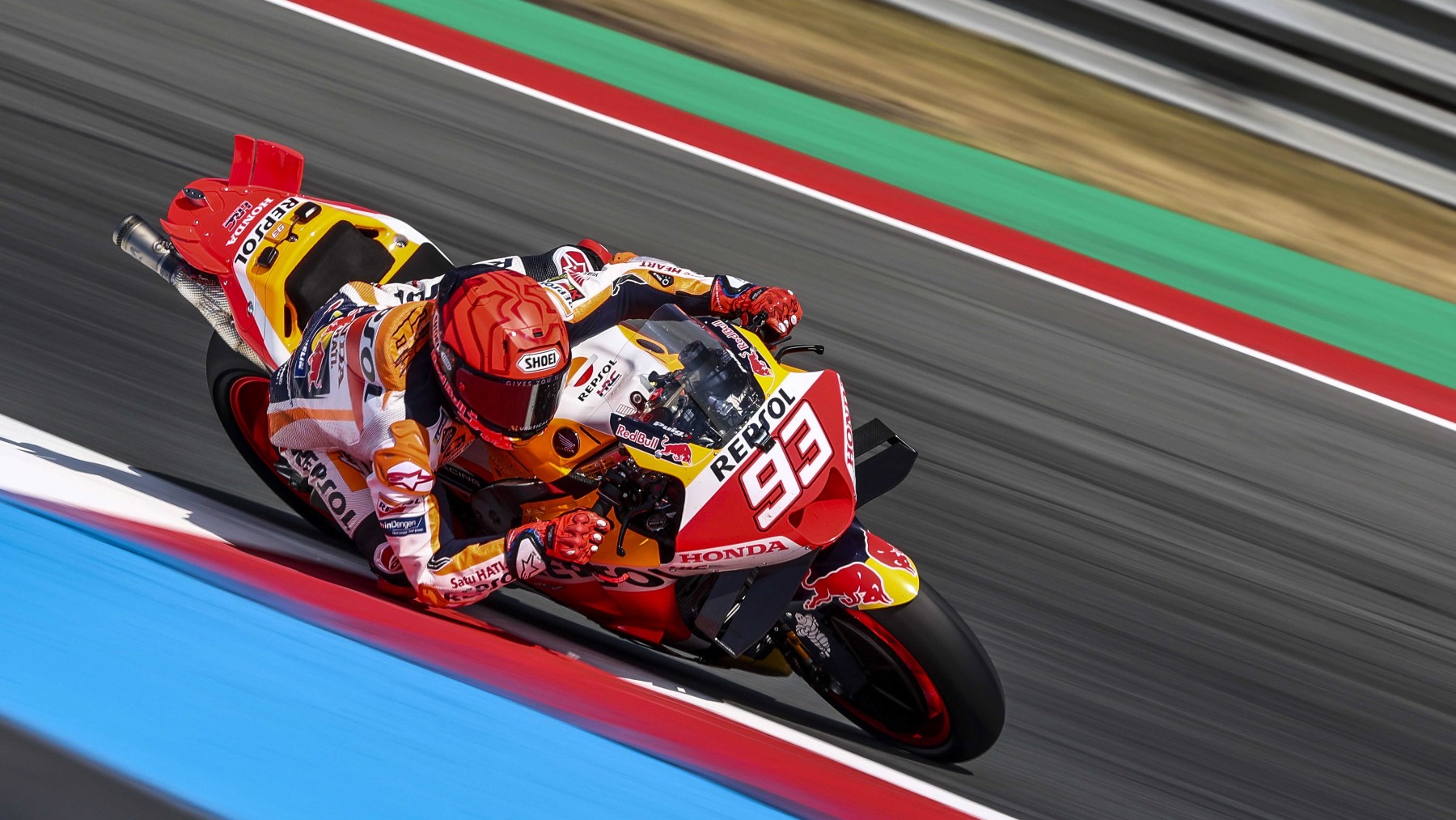 Marc Márquez, durante los libres del GP de Holanda de MotoGP. (EFE)