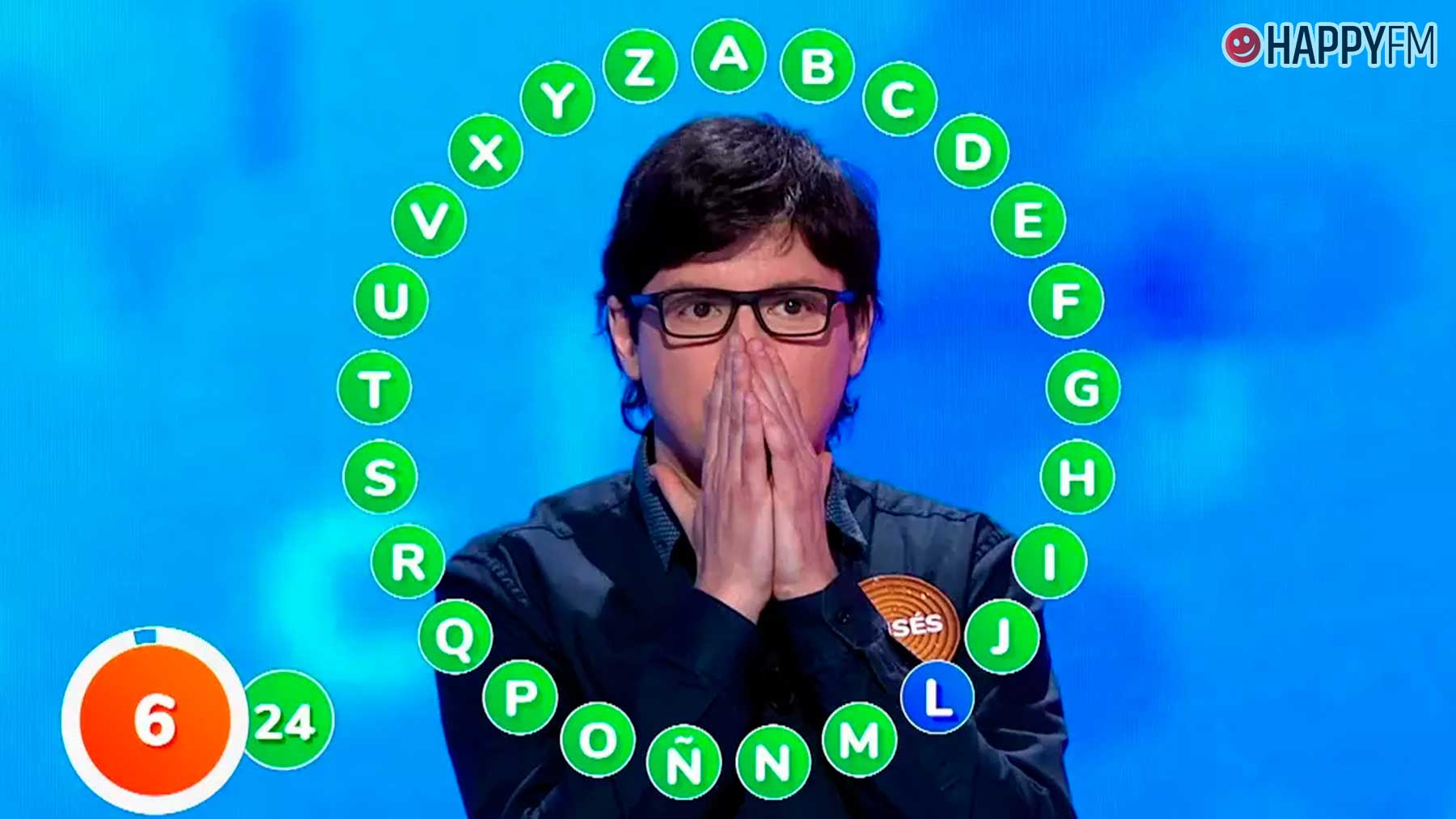 Moisés, concursante de Pasapalabra
