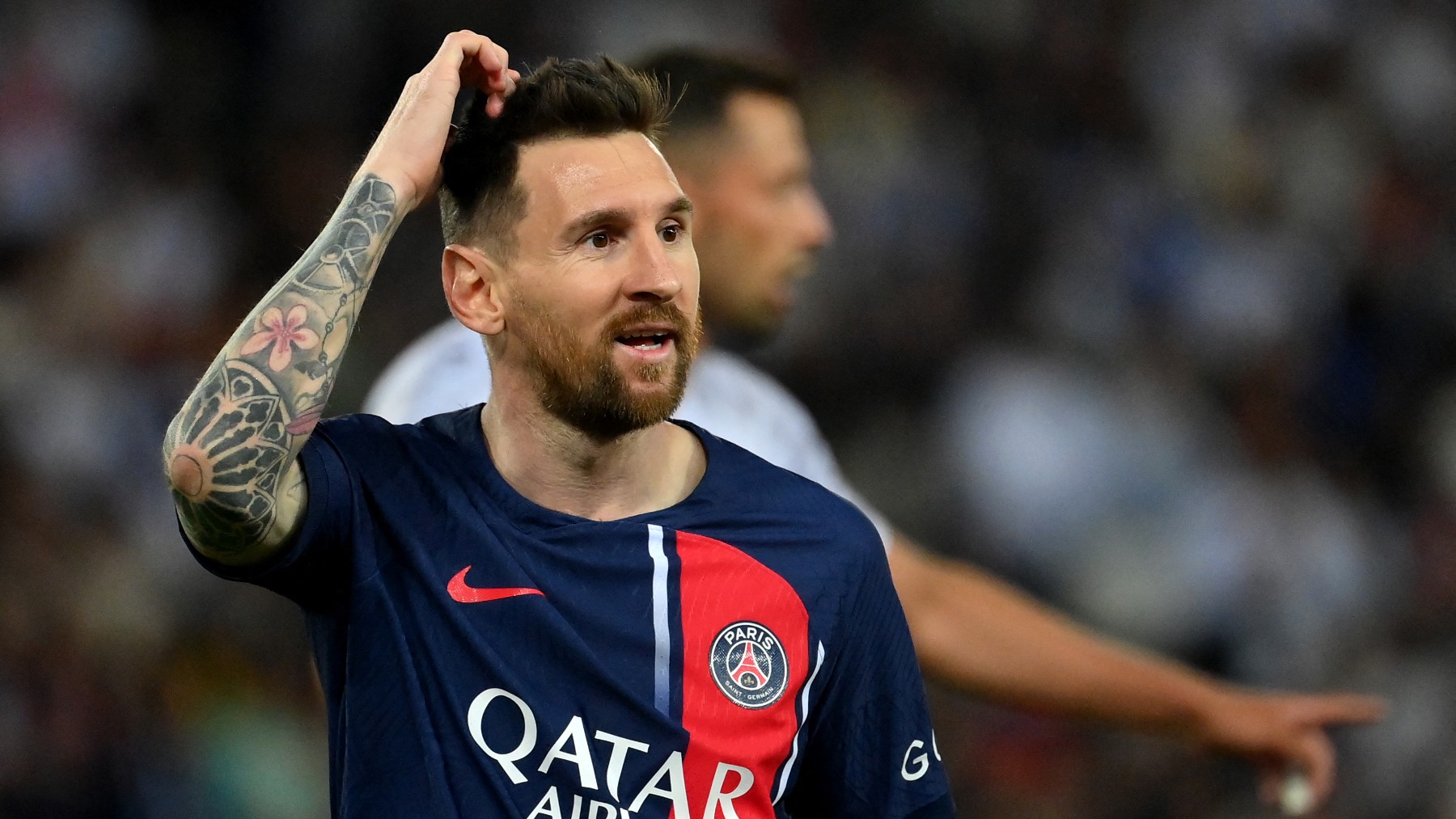Leo Messi, con el PSG. (AFP)