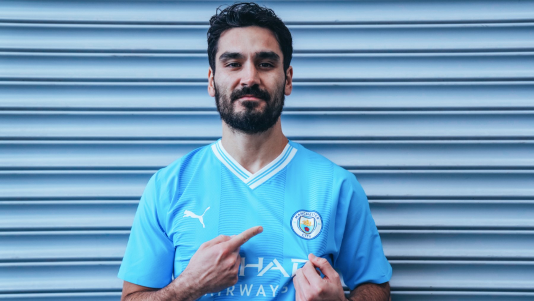 Gundogan con la camiseta del Manchester City.