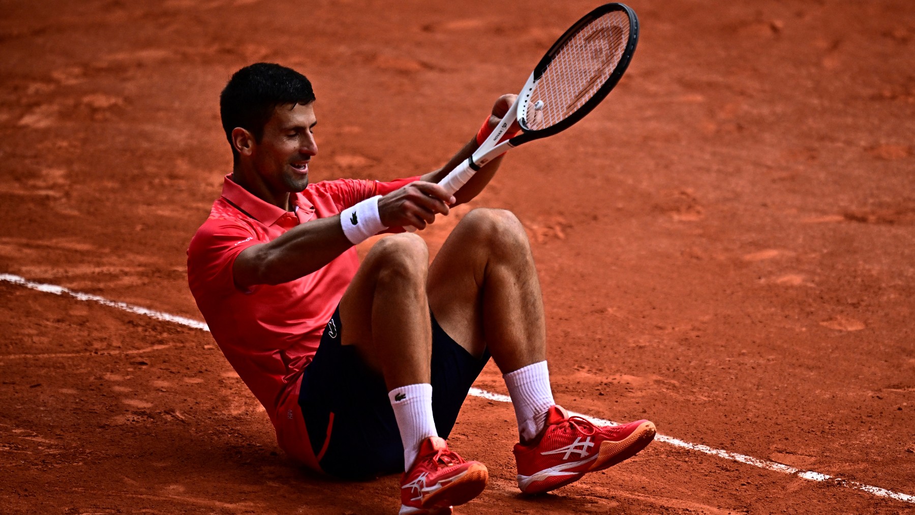Djokovic en Roland Garros. (AFP)