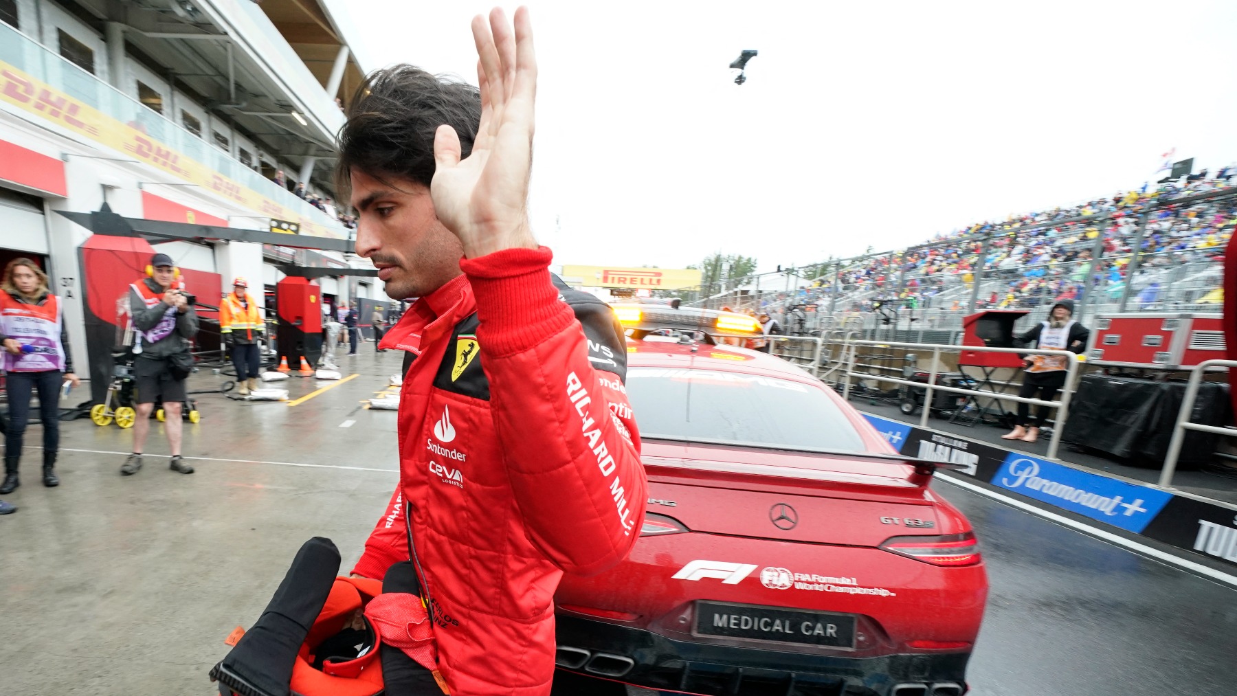 Carlos Sainz, piloto de Ferrari. (AFP)