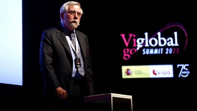 Paul Krugman en Vigo Global Summit 2023 | Fuente: Carlos Rodríguez (Freebox)